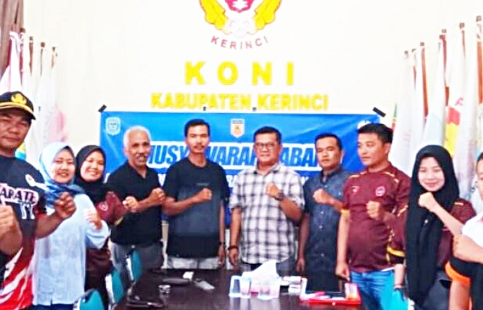 H Anto Terpilih jadi Ketua FORKI Kerinci.