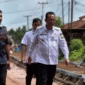 Bupati Muaro Jambi, BBS, tinjau proyek pembangunan jalan beton.