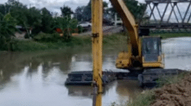Pelaksanaan normalisasi sungai Batang Merao