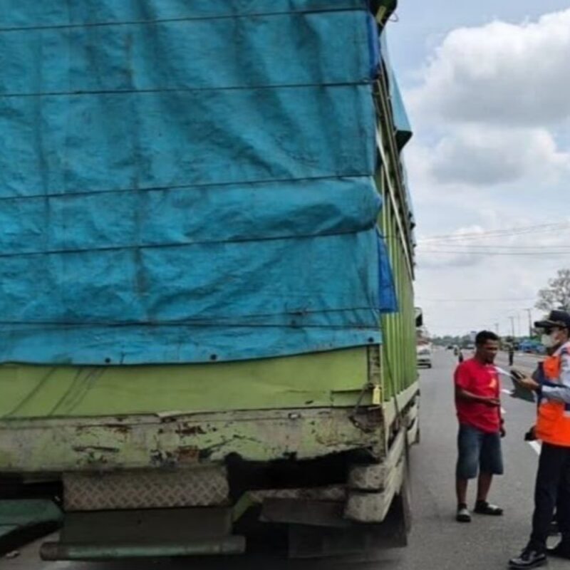 Tampak Razia yang dilaksanakan BPTD Kelas II Tebo.