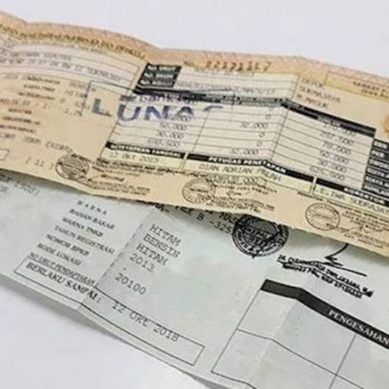 Ilustrasi Nunggak Pajak Kendaraan Bermotor