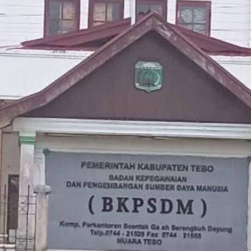 Foto : Kantor BKPSDM Tebo