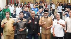 Sekda Provinsi Jambi Hadiri Rakerprov KONI Provinsi Jambi.