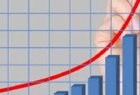 Ilustrasi Ekonomi Indonesia Naik.