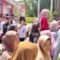 Suasana Pasar Murah yang digelar Diperindagkop Tebo