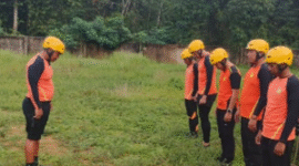 Tim SAR terus melakukan pencairan terhadap lansia yang diduga tenggelam di Sungai Batang Hari