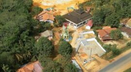 Tampak salah satu desa di Muaro Jambi yang jadi sasaran program MBG