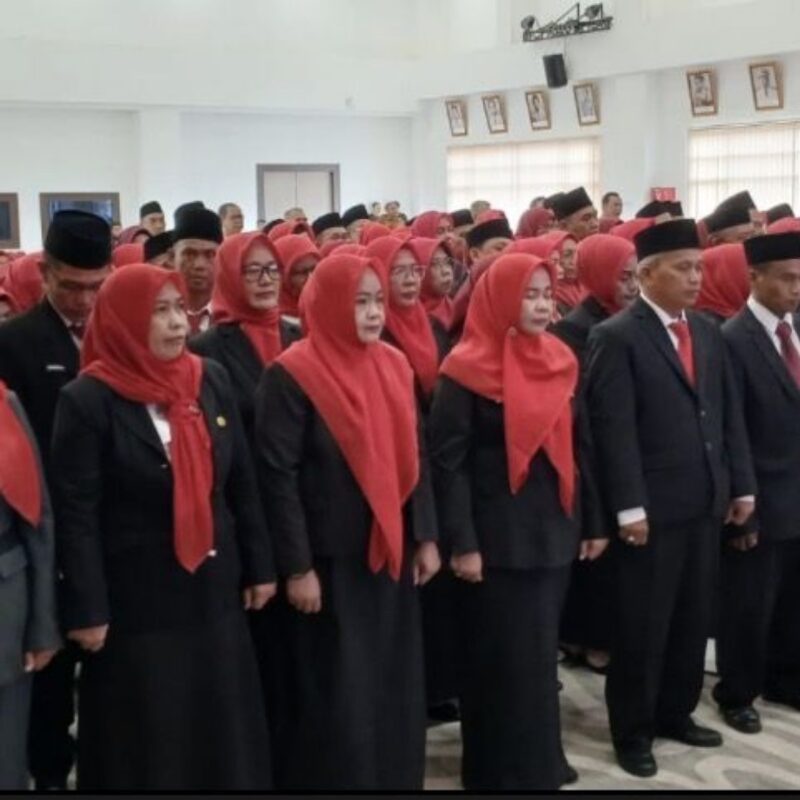 Suasana pelantikan Kepala Sekolah di Kota Jambi