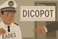 Ilustrasi Kades Sungai Pandan Di Copot
