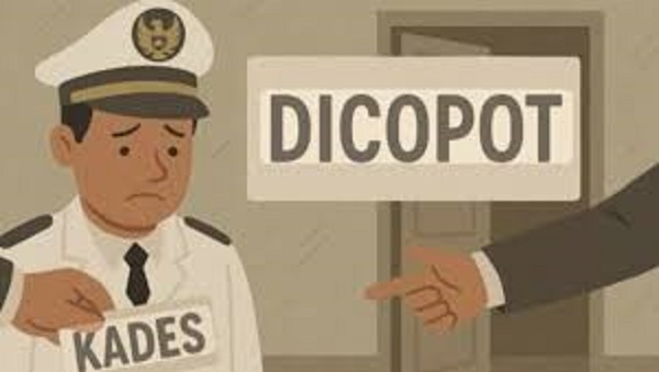 Ilustrasi Kades Sungai Pandan Di Copot
