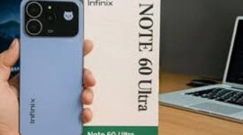 Tampilan Smartphone Infinix Note 60 Ultra, desain mewah