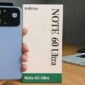 Tampilan Smartphone Infinix Note 60 Ultra, desain mewah