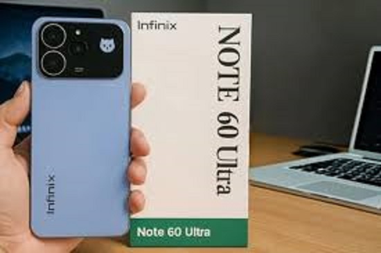 Tampilan Smartphone Infinix Note 60 Ultra, desain mewah