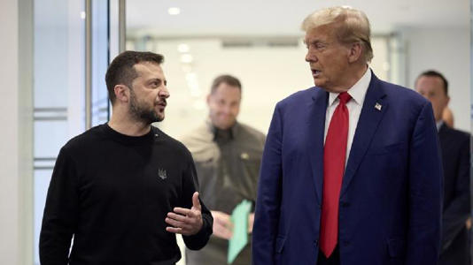 Kebesaam Presiden AS dan Ukraina