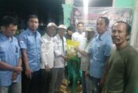 Rombongan Kades Merangin serahkan bantuan bagi korban bencana Banjir di Solok