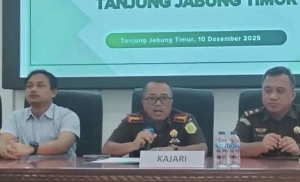 Pers Rilis yang dilaksanakan Kejari Tanjabtim