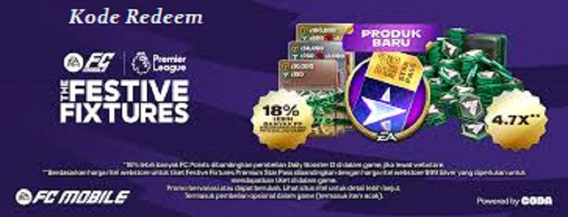 Kode redeem FC  mobile hari ini