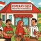 Ilustrasi Koperasi Desa Merah Putih