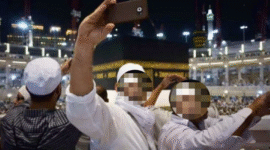 Ilustrasi, Arab Saudi larang jamaah foto selfie di depan kabah