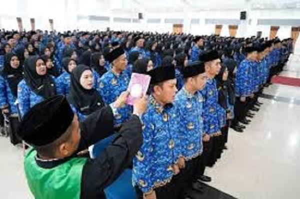Foto : Pengambilan Sumpah Tenaga PPPK.