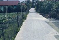 Tmapak salah satu proyek PSU Dinas PUPR Provinsi Jambi yang sudah rusak, padahal belum beberapa lama selesai dibangun