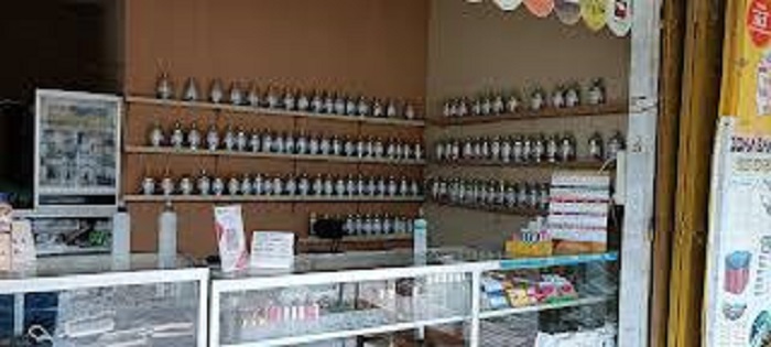 Penampakan salah satu kios usaha Parfum Isi ulang