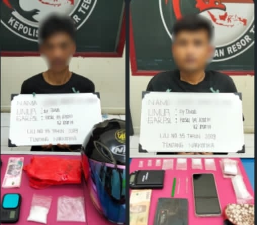 dua pengedar Narkotika jenis Sabu di Tebo Diamankan Polisi