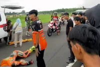 Pembalap Berprestasi Awhin Sanjaya Meninggal Dunia di Ajang SCP 2025 Jambi