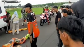 Pembalap Berprestasi Awhin Sanjaya Meninggal Dunia di Ajang SCP 2025 Jambi