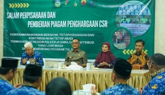 Acara Perpisahan Bupati Sarolangun, H Hurmin dengan Petrocina