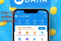 Aplikasi Cashbuck bisa dapat cuan transferan ke Akun DANA.