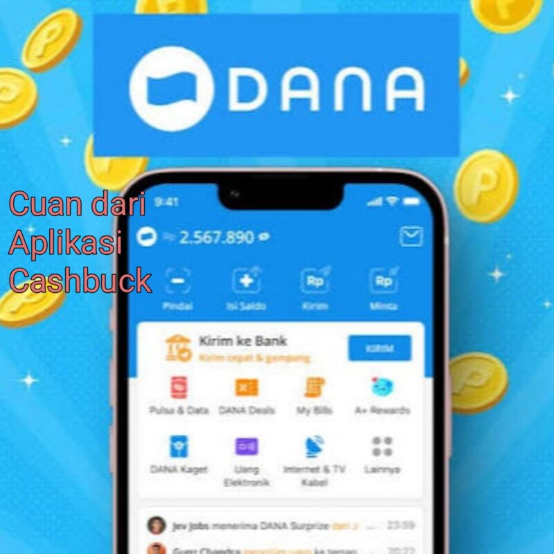 Aplikasi Cashbuck bisa dapat cuan transferan ke Akun DANA.
