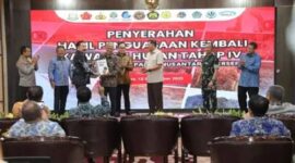 Satuan Tugas Penertiban Kawasan Hutan (Satgas PKH) menyerahkan penagihan denda administratif kehutanan senilai Rp 2,3 triliun kepada negara.