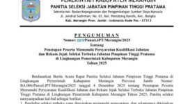 Pengumuman Hasil Seleksi JPT Merangin