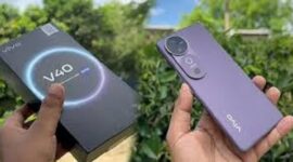 Tampilan Smartphone Vivo V40 5G yang andalkan kamera Zeiss