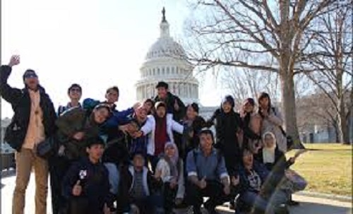 Ilustrasi beasiswa di Amerika