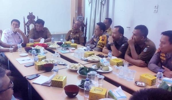 Suasana rapat pembahasan kegiatan merangin berzikir pada malam tahun baru 2026