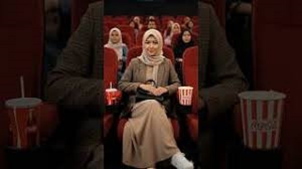 Prompt foto dalam bioskop
