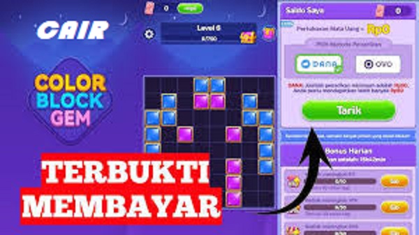 game color di klaim bisa menghasilkan saldo DANA.