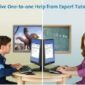 Ilustrasi bisnis jasa les online