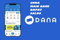 Santai sambilbermain game, dapat transferan saldo DANA.