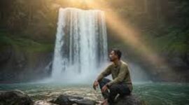 prompt foto di air terjun
