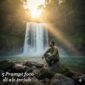 prompt foto di air terjun
