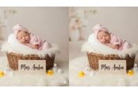 Ilustrasi Prompt Foto bayi