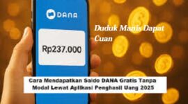 Modal Smartphone bisa dapat saldo DANA gratis
