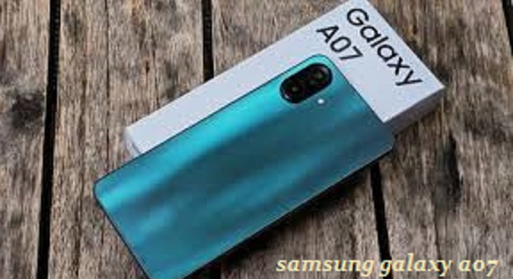 Tampilan menawan samsung galaxy a07