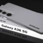 Tampilan smartphone samsung galaxy a36 5g