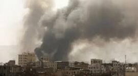 Tampak serangan Arab Saudi ke Yaman