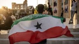 Ilustrasi bendera somalia yang diakui kemerdekaannya oleh Israel