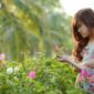 5 Prompt footo ditaman bunga
